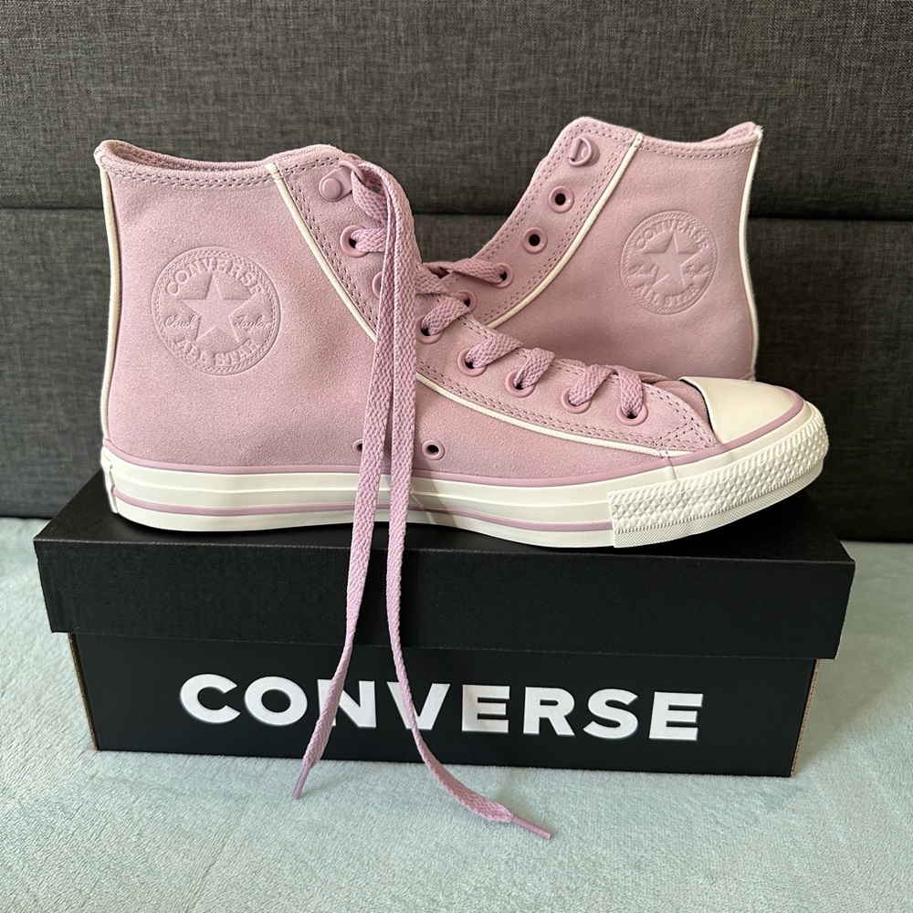 Converse Lilac Womens Suede High Tops